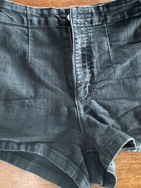 Wild Fable Black Denim Shorts Size 4/27 Fair Trade